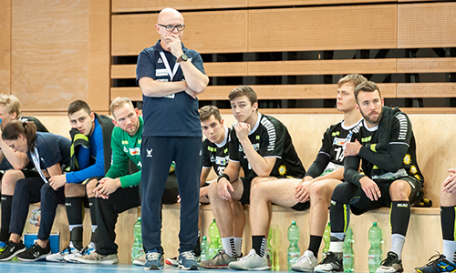 Jörg Bohrmann und Team (HC Rhein Vikings)