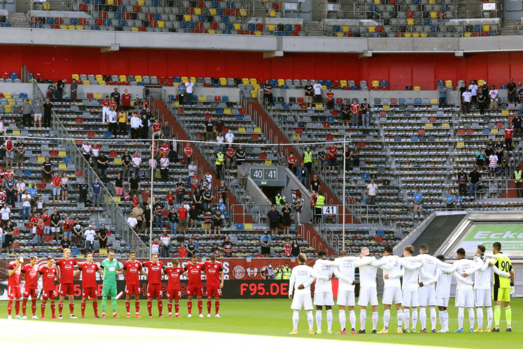 Testspiel Fortuna Düsseldorf Oud-Heverlee Leuven Schweigeminute