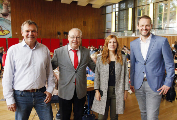 Die vier Landtagskandidaten der SPD Düsseldorf für die Wahl im Mai 2022