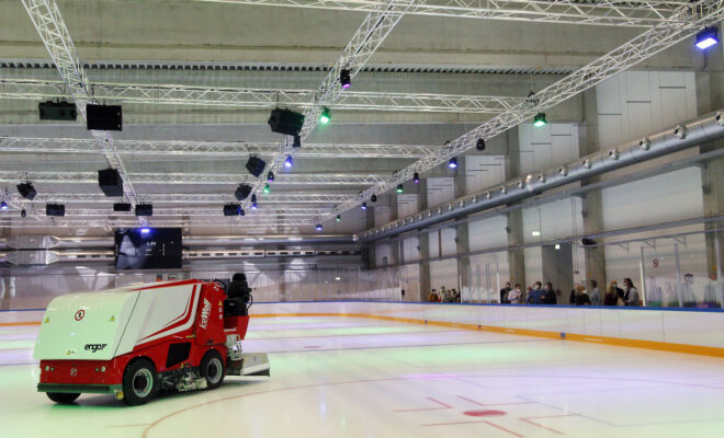 Einweihung Eissporthalle Düsseldorf Benrath