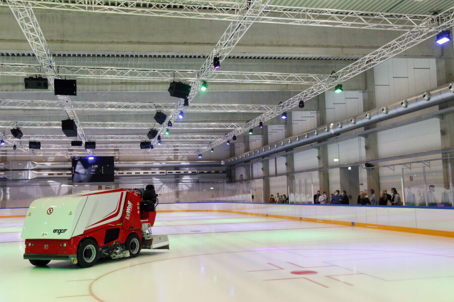 Einweihung Eissporthalle Düsseldorf Benrath