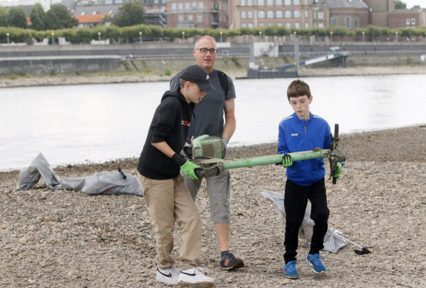 Rhine Clean Up 2021 in Düsseldorf