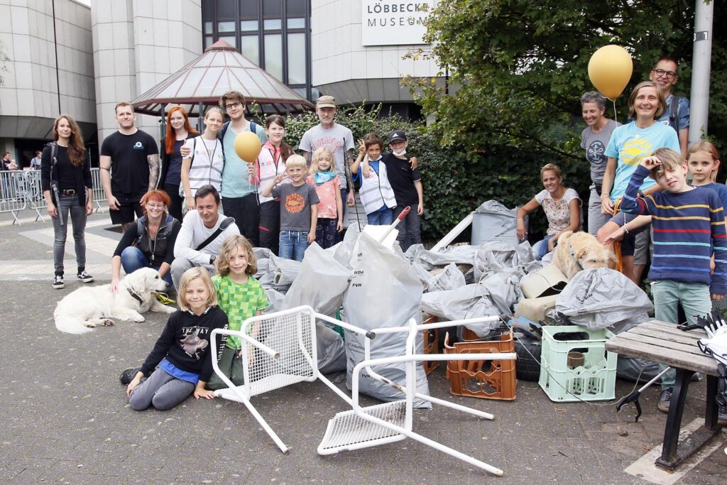 Rhine Clean Up 2021 in Düsseldorf