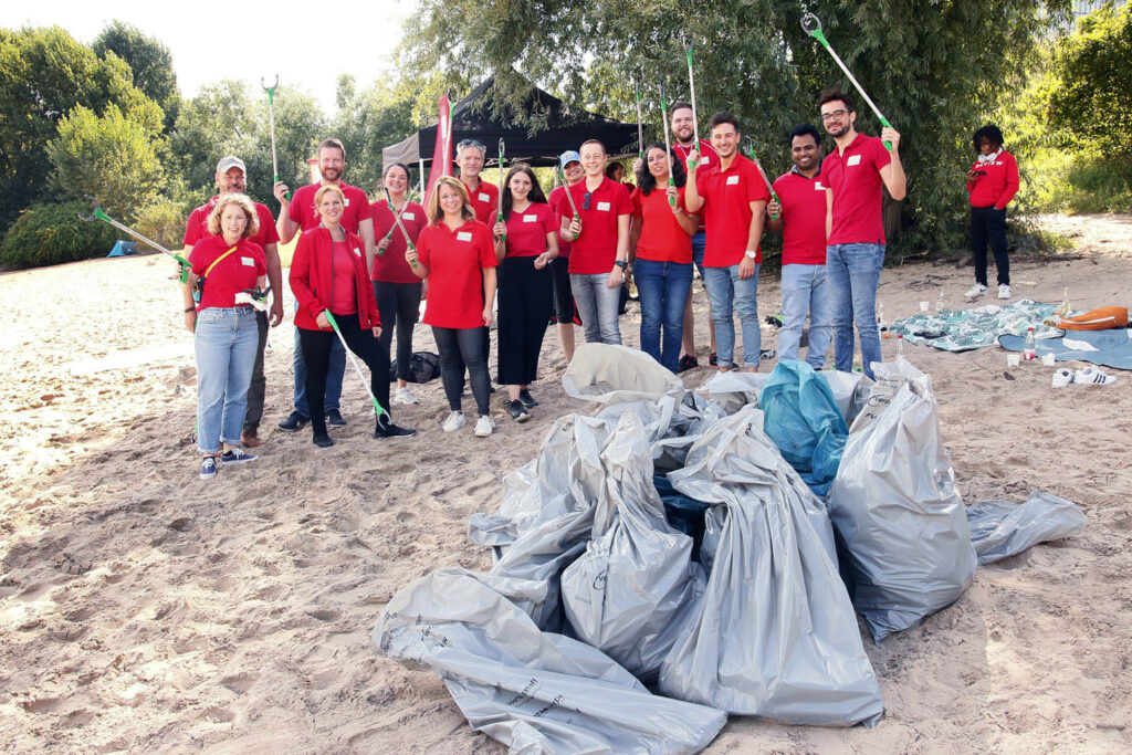 Rhine Clean Up 2021 in Düsseldorf