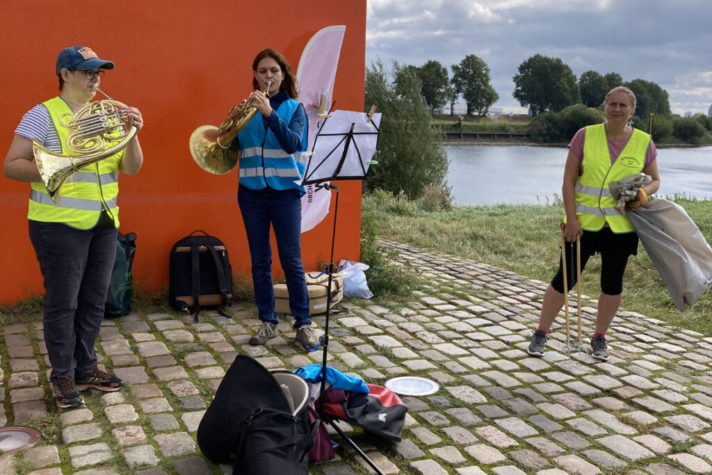 Rhine Clean Up 2021 in Düsseldorf