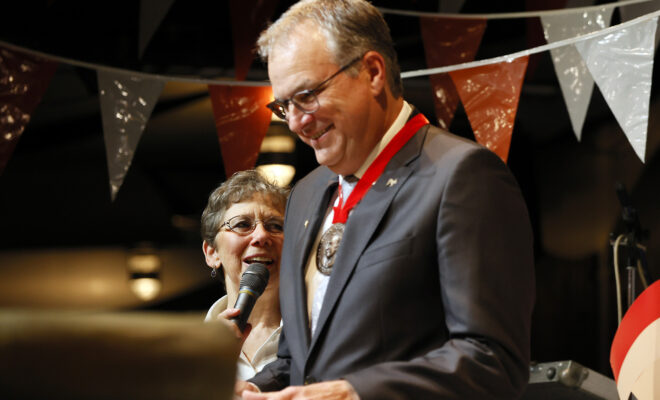 Verleihung der Karl Klinzing Plakette 2021 an Oscar Bruch jun.