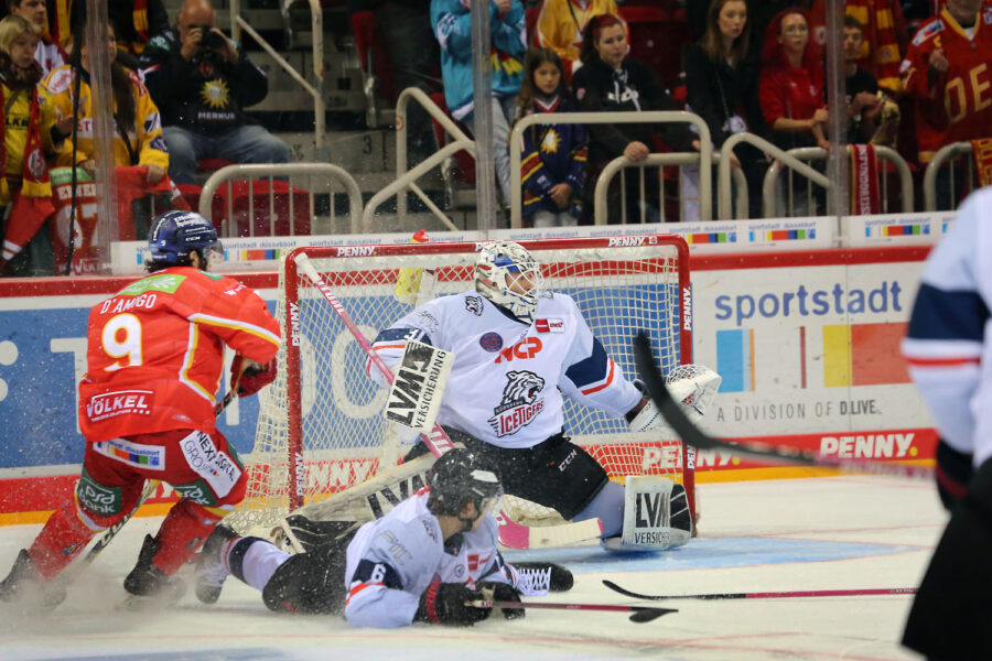 Düsseldorf DEG spiel gegen Nürnberg Ice Tigers