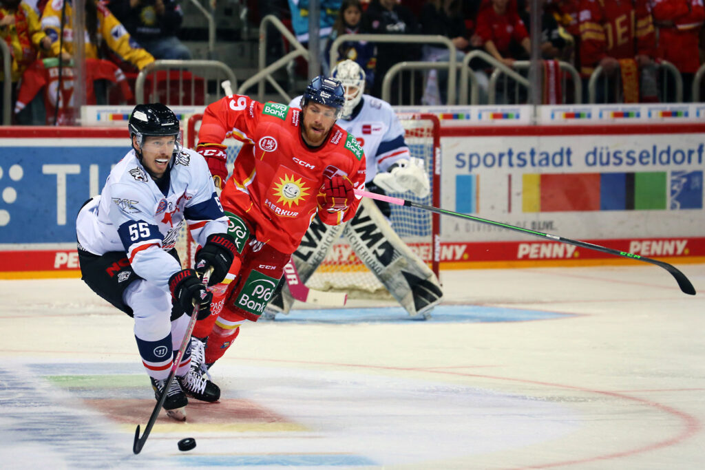 Düsseldorf DEG spiel gegen Nürnberg Ice Tigers