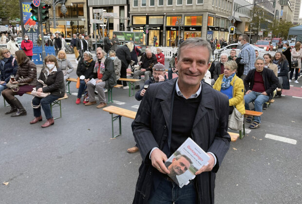 Thomas Geisel liest auf dem Bücherbummel Düsseldorf