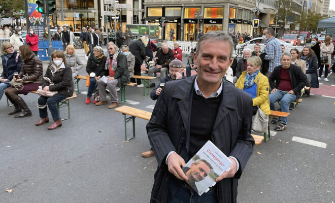 Thomas Geisel liest auf dem Bücherbummel Düsseldorf