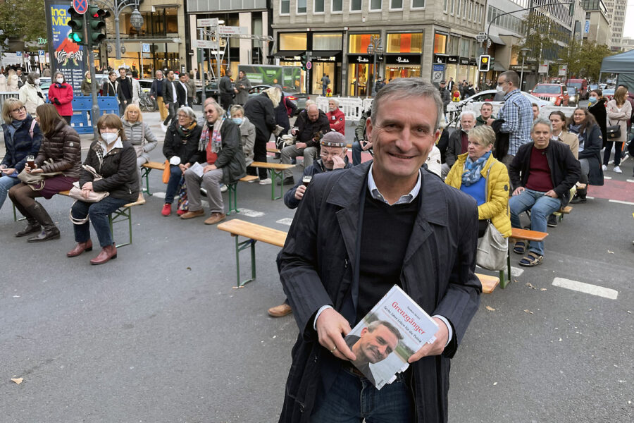 Thomas Geisel liest auf dem Bücherbummel Düsseldorf