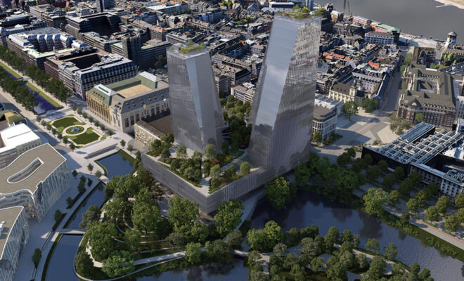 Düsseldorf plant Neubau der Oper - Entwurf Centrum