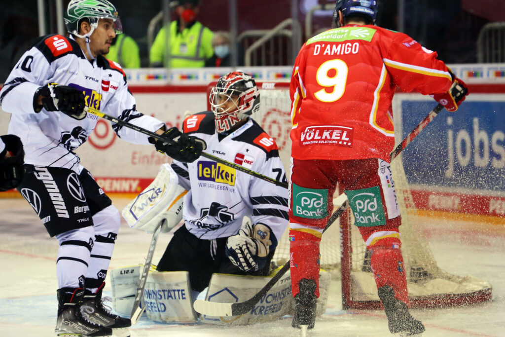 Die DEG Düsseldorf verlor gegen die Krefeld Pinguins in der Overtime.