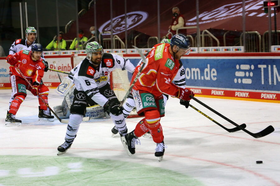 Die DEG Düsseldorf verlor gegen die Krefeld Pinguins in der Overtime.