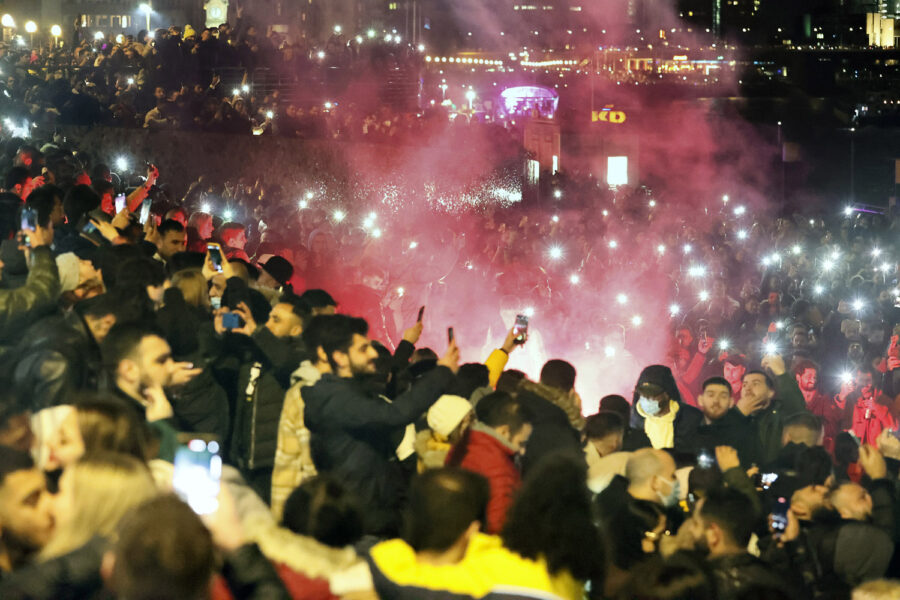 Silvester 2021/22 lief in der Altstadt Düsseldorf aus dem Ruder.