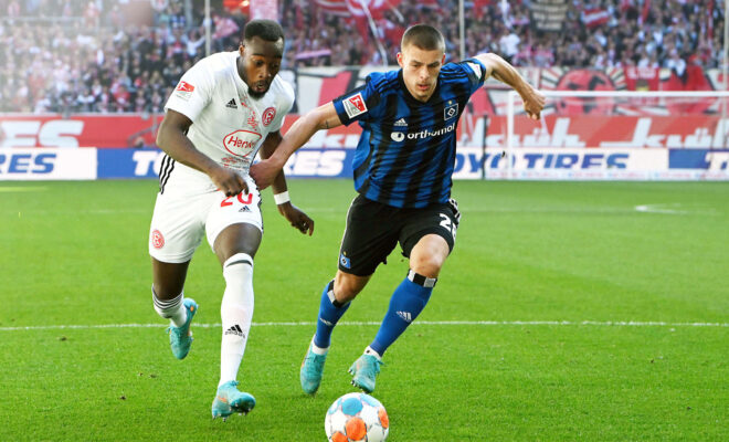 Fortuna Düsseldorf spielte am Samstag (19.3.) 1:1 unentschieden gegen den Hamburger SV.