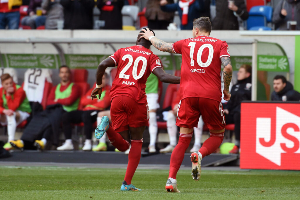 Fortuna Düsseldorf gewann mit 3:0 gegen den FC Ingolstadt.