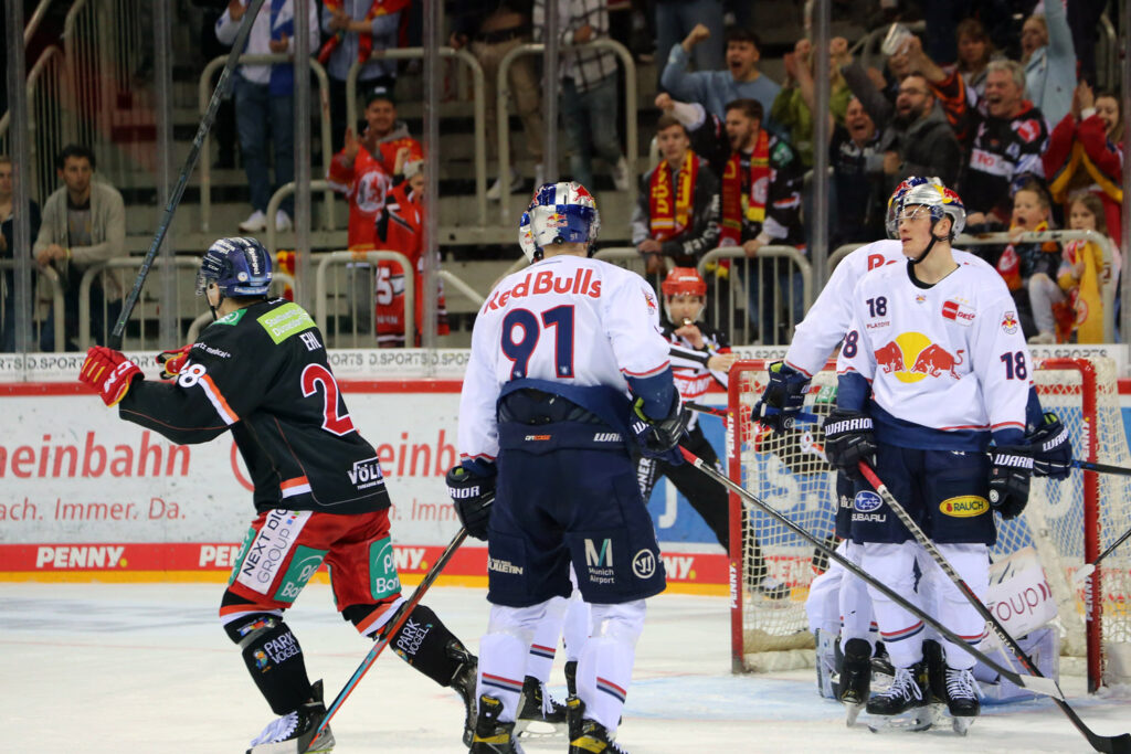 Die Düsseldorfer EG schied am Samstag gegen die Red Bulls München im Viertelfinale aus.