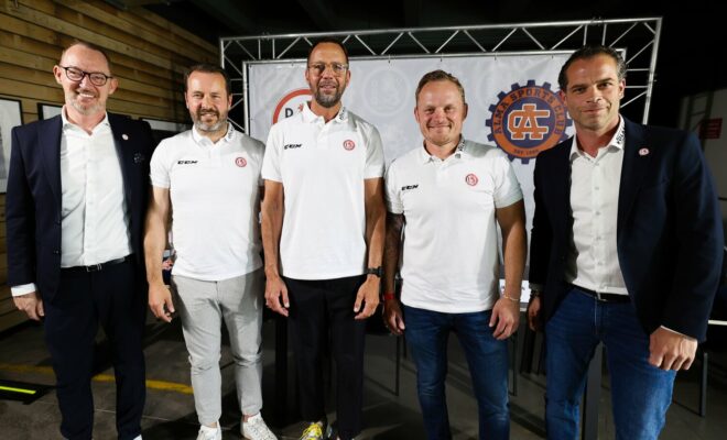 Vor der Saison wurde Roger Hansson als neuer Cheftrainer der DEG in Düsseldorf vorgestellt.