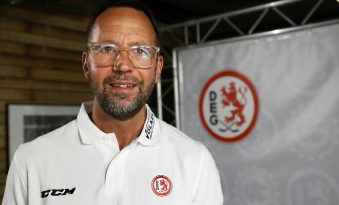 Roger Hansson ist neuer Cheftrainer der DEG in Düsseldorf.