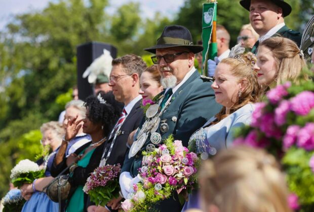 Am ersten Juli-Wochenende 2022 feierte die St. Cäcilia Schützenbruderschaft Düsseldorf Benrath ihr Schützenfest.