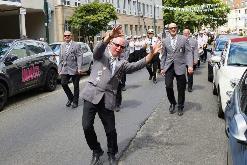 Am ersten Juli-Wochenende 2022 feierte die St. Cäcilia Schützenbruderschaft Düsseldorf Benrath ihr Schützenfest.