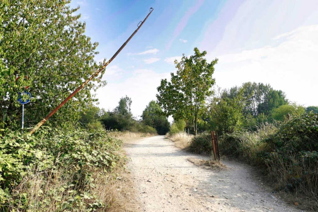 Der Baggersee in Düsseldorf Angermund soll für Badegäste weitgehend gesperrt werden.