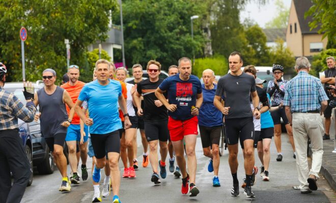 Die St. Sebastianus Schützenbruderschaft Düsseldorf Himmelgeist veranstaltete am Samstag (27.8.) den 36. Herbert-Hermanns-Lauf"