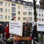 Anwohner hatten sich an der Kronprinzenstrasse zum Protest getroffen